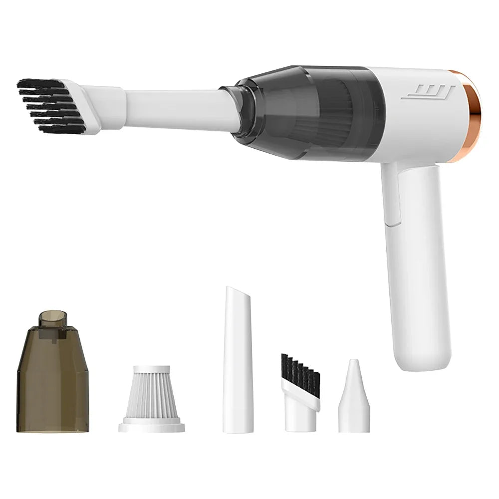 Mini Wireless Handheld Car Vacuum Cleaner & Blower – High Suction