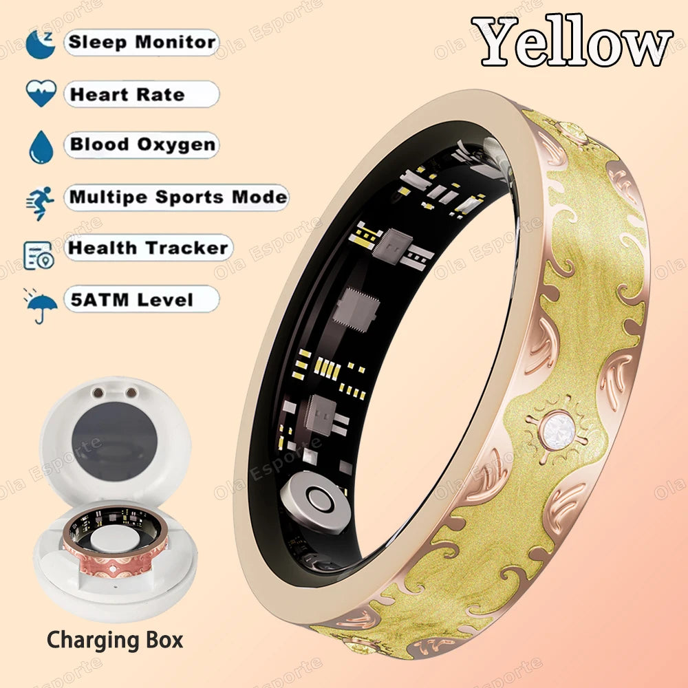 Women's Smart Ring – Heart Rate, Sleep & Fitness Tracker
