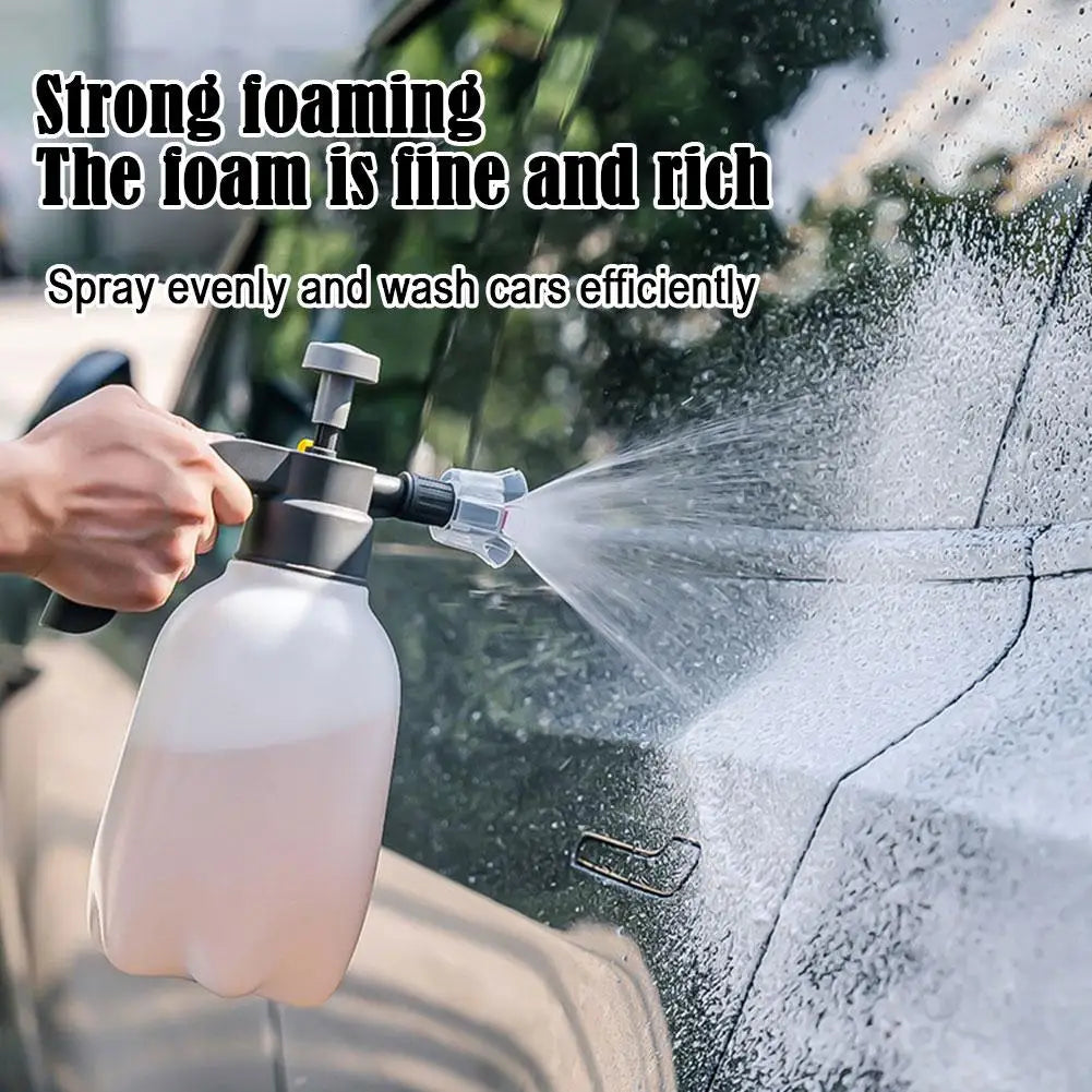 2L Hand Pump Foam Sprayer for Effective Car Window Cleaning Peaceful Pleasures Health and Wellness