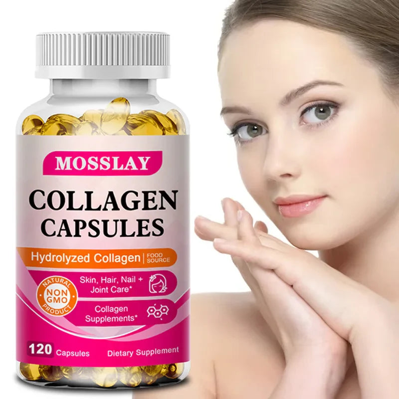 Collagen Capsules with Hyaluronic Acid & Vitamin C | Xemenry