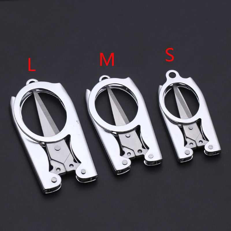 Folding Scissors Pocket Travel Small Crafts Sharp Blade Emergency