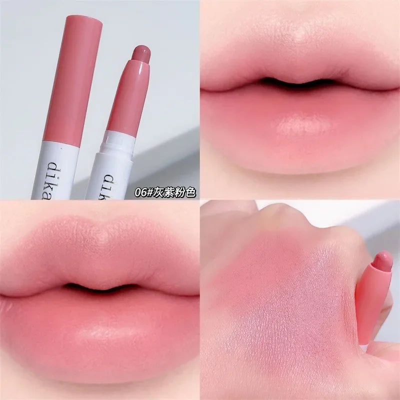 Waterproof Matte Lip Liner Pencil – Nude & Coral Pink, Long-Lasting