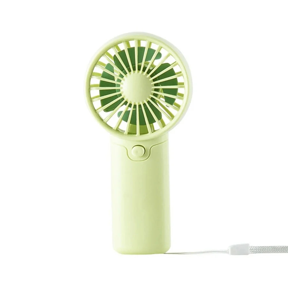 Cute Mini Portable Handheld Fan | Low Noise, AAA Battery Powered