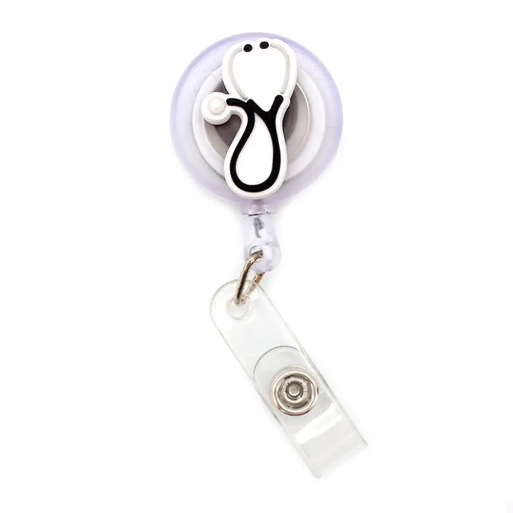 Clips Nurse Doctor Students Card Name Card Holder Nurse Badge Holder Retractable Badge Reel ID Card Clips Hospital Badge Holder Peaceful Pleasures Health and Wellness 10