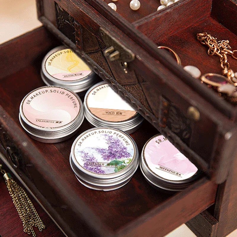 Lavender Solid Perfume Balm – Portable Long-Lasting Fragrance