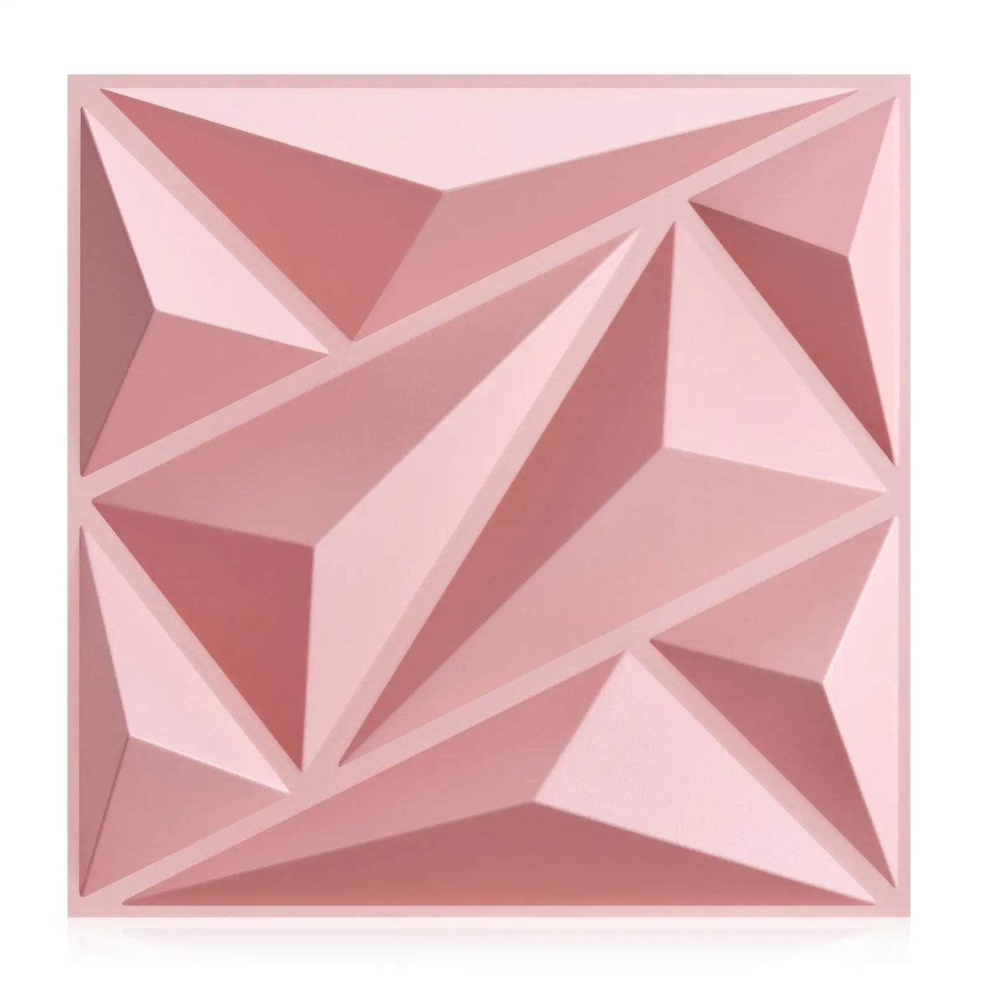 20/30pcs 3D pvc wall panels for indoor wall decoration, for living room hall bedroom hotel office,including tape Peaceful Pleasures Health and Wellness Pink 30pcs