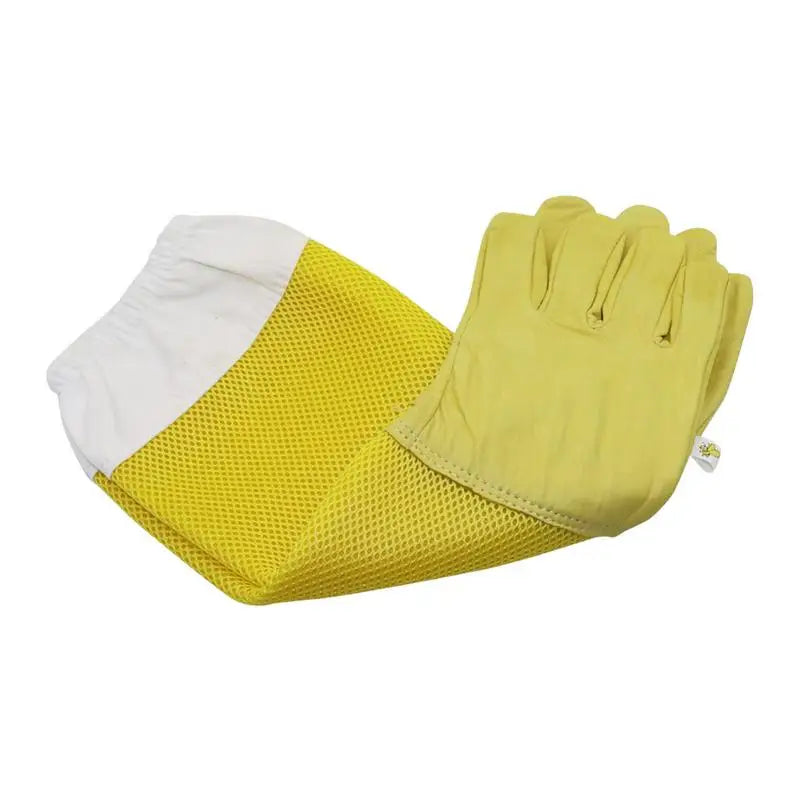 Breathable Beekeeping Gloves Long Sleeves | Sheepskin Mesh
