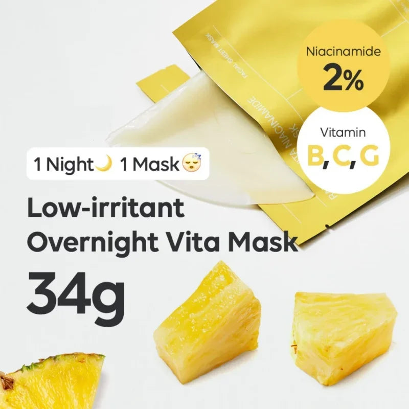 Biodance Vita Niacinamide Overnight Hydrogel Mask 4-Pack Peaceful Pleasures Health and Wellness