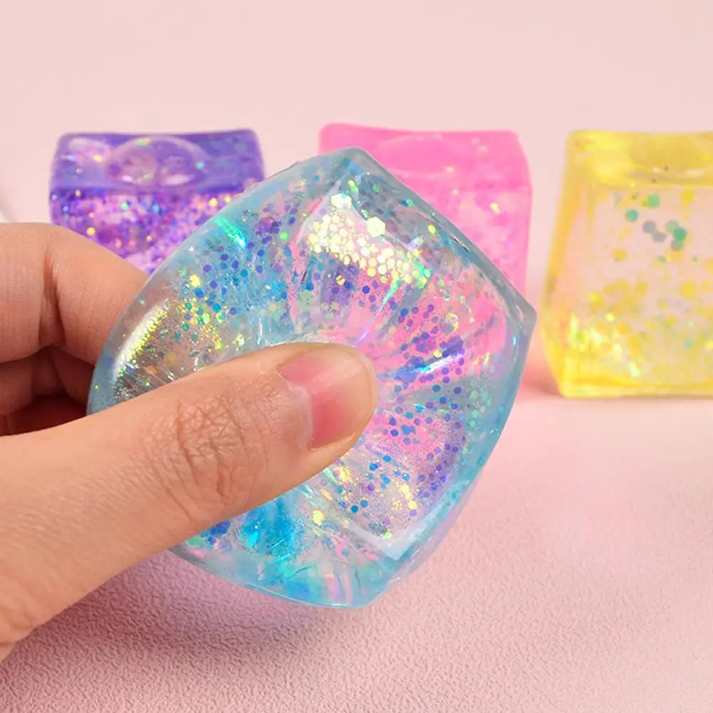 Glitter Squishy Squeeze Toy | Slow Rebound Sensory Fidget