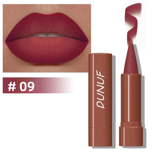 DUNUF Matte Velvet Lip Liner – 9 Colors, Waterproof & Long-Lasting Matte Lip Liner Oasis Select