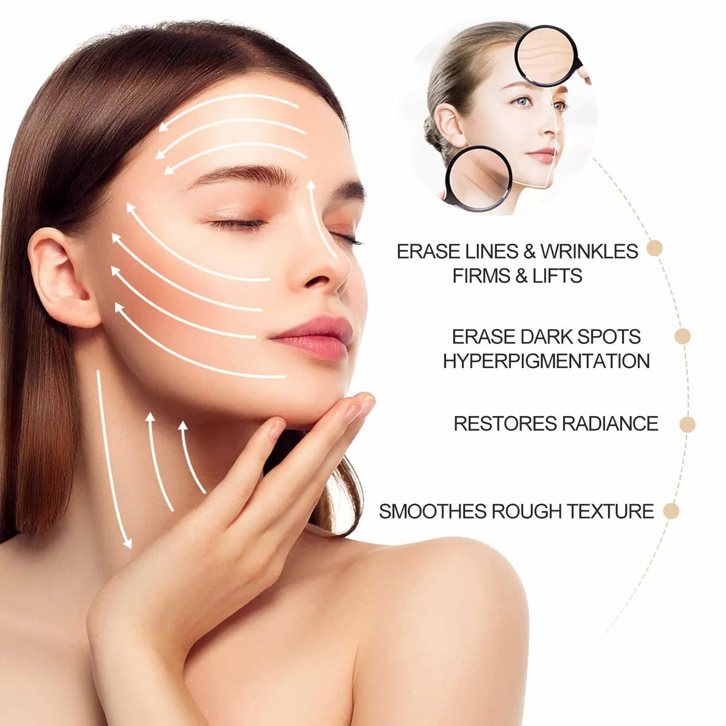 Lifting & Firming Daily Face Serum – Wrinkles, Pores & Glow