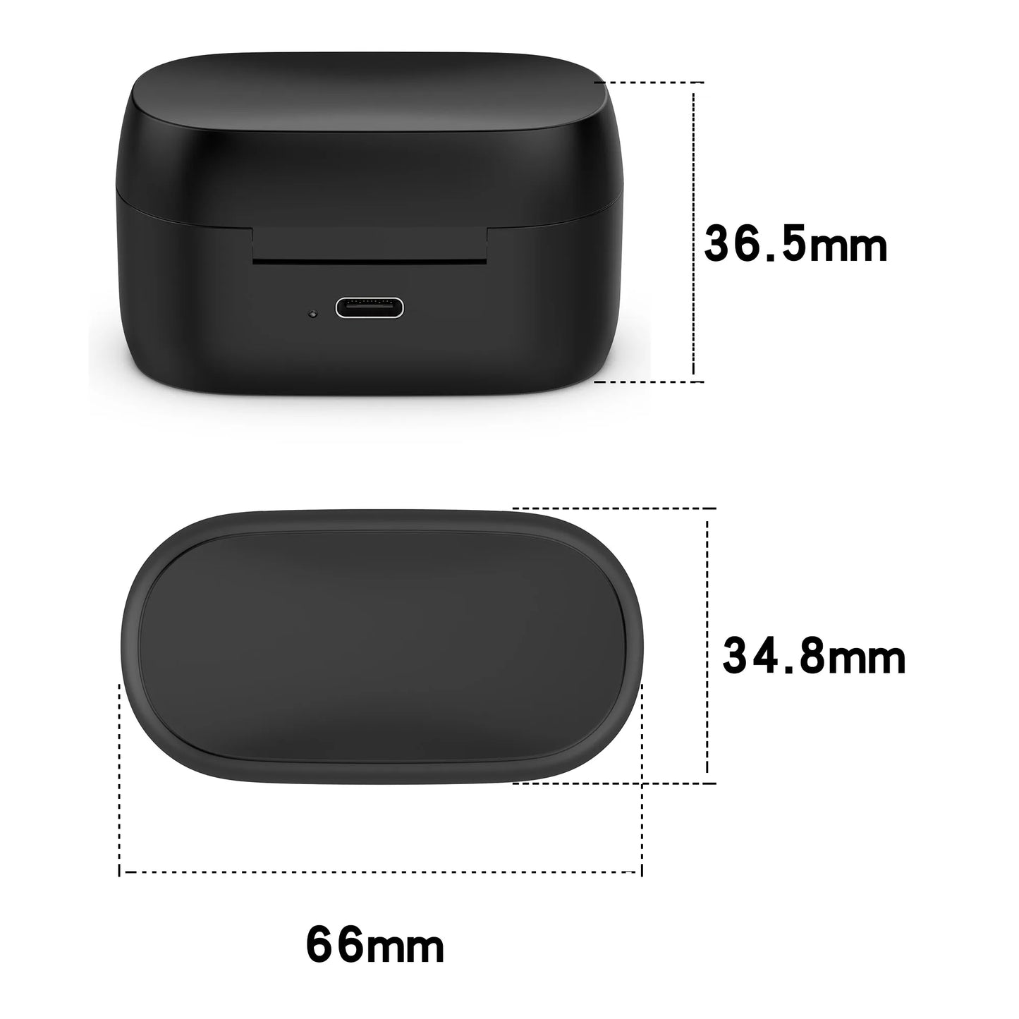 For Jabra Elite 75T Headset Charging Compartment For Jabra Active 75T Storage And Charging Case With High Efficiency Peaceful Pleasures Health and Wellness