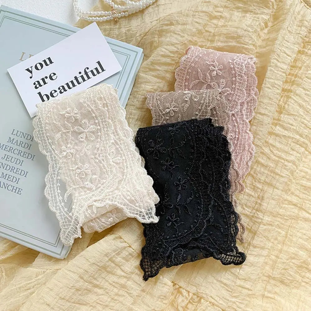 Women's Soft Lace Hair Ribbon Headband & Neck Scarf | Floral