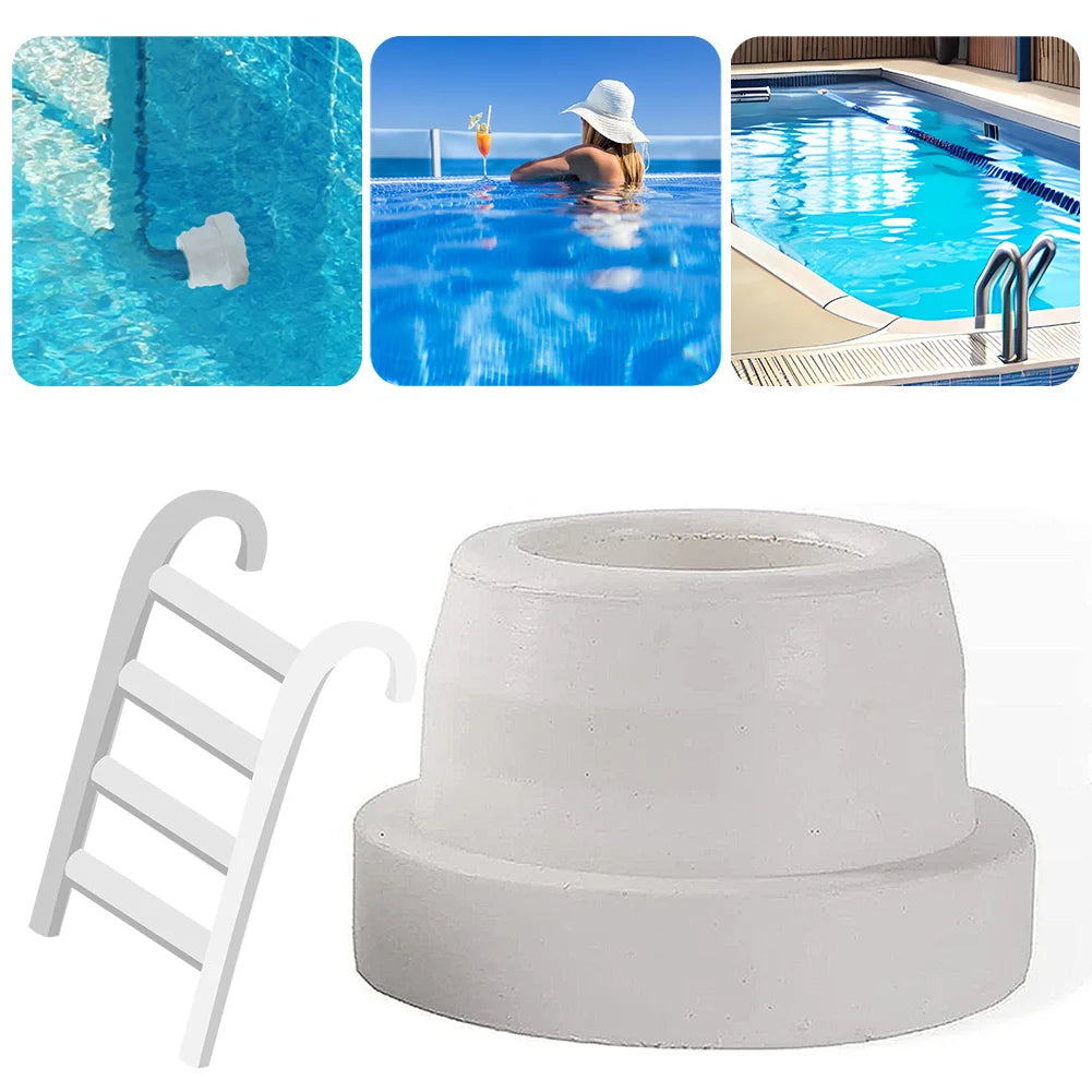 Pool Ladder Rubber Bumper Caps – Universal Fit, 1 or 2 Pack Peaceful Pleasures Health and Wellness