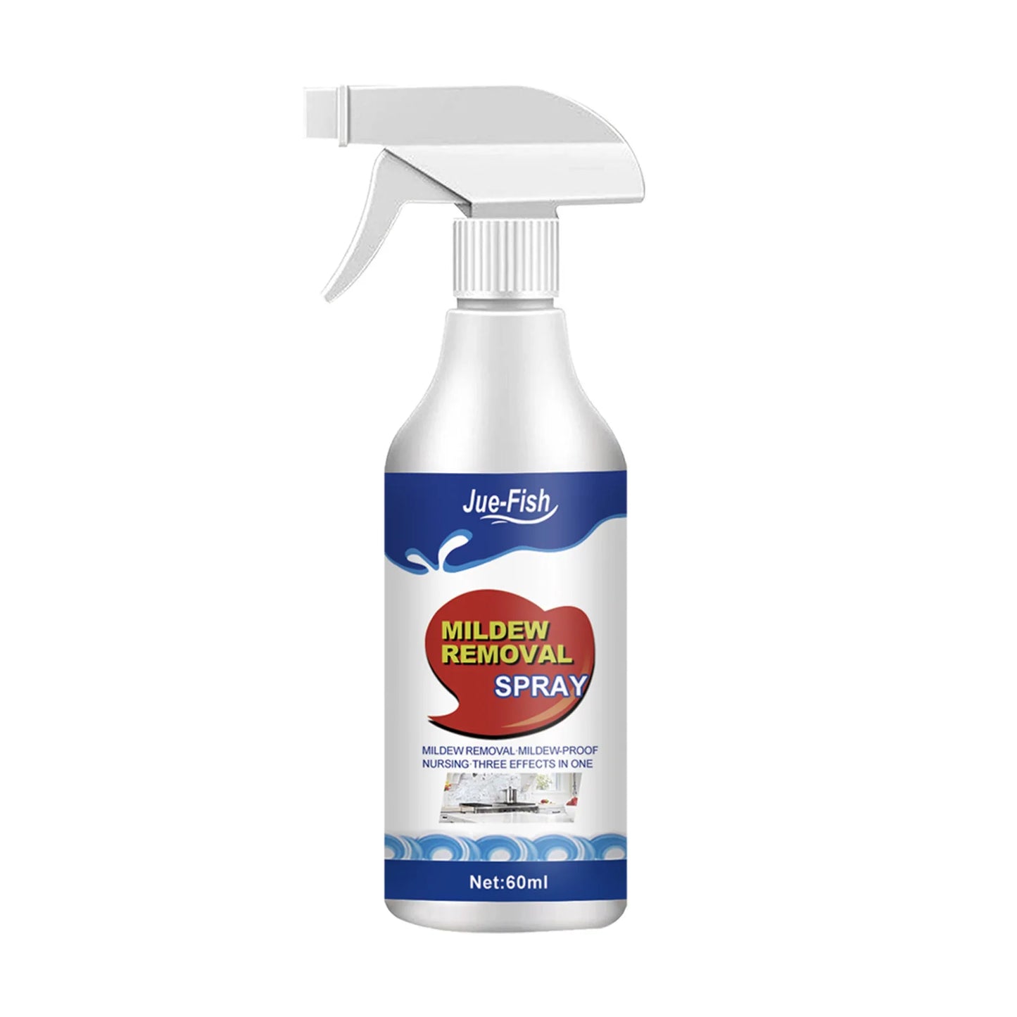 Jue-Fish Mold & Mildew Remover Spray 60ml | Tiles, Walls & Bath