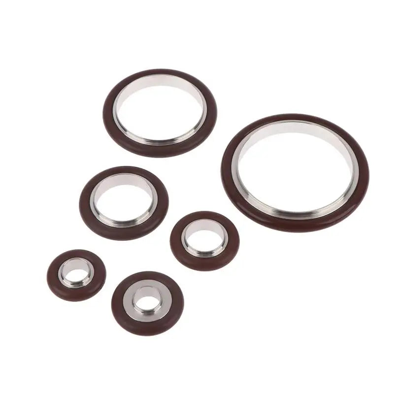 KF Vacuum Flange Clamp KF10–KF50 | NBR FKM O-Ring Seal