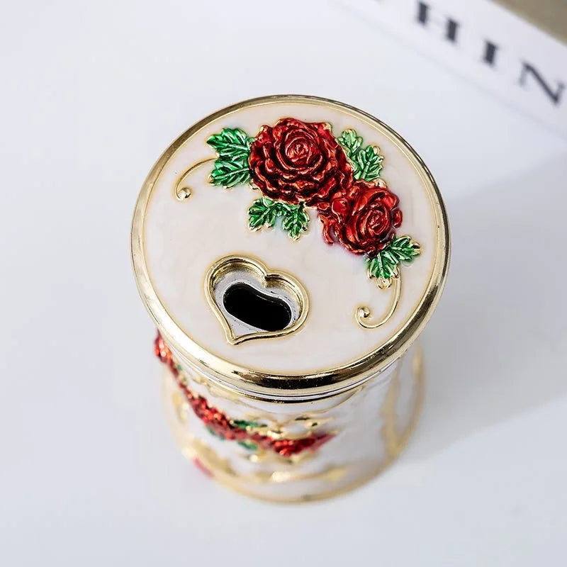 High end rose, portable toothpick bucket, restaurant, hotel, KTV, living room, coffee table, toothpick bottle, toothpick storage Peaceful Pleasures Health and Wellness