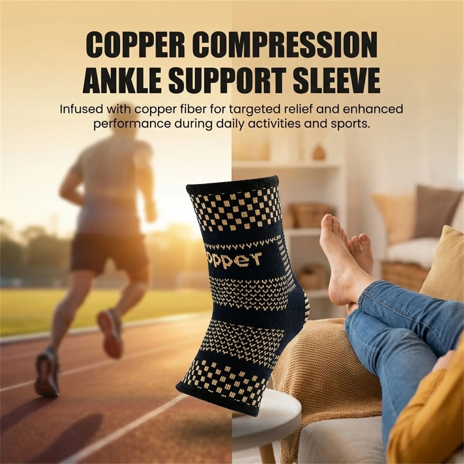 Copper Ion Wrist Support With Feature For Gym And Outdoor Sports Peaceful Pleasures Health and Wellness
