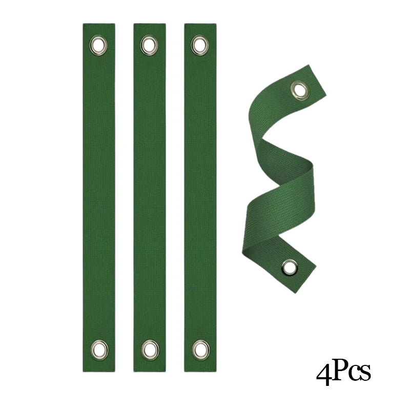 Green Tree Staking Straps for Saplings & Storm Protection Tree Staking Straps Peaceful Pleasures Health and Wellness 4 Pack