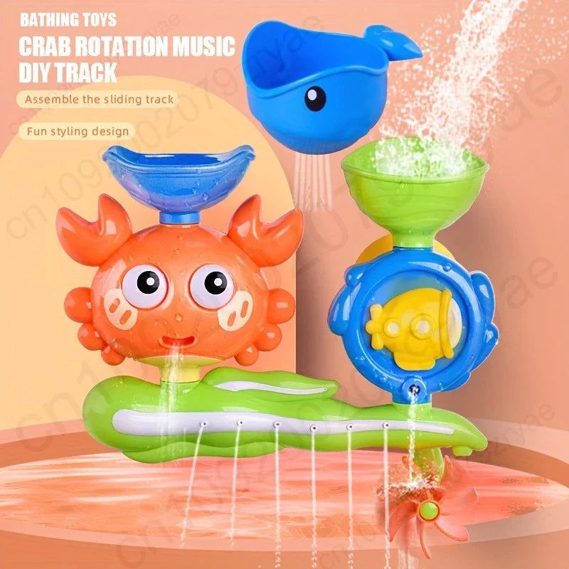 Interactive Suction Cup Bath Toy Set for Toddlers | Ages 0–3