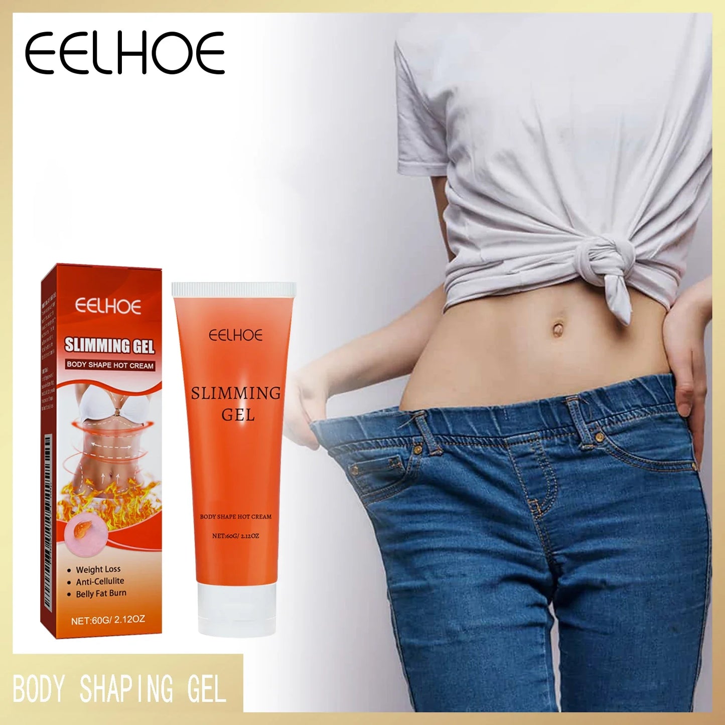 Eelhoe Slimming & Firming Gel – Body Toning Cream 60g