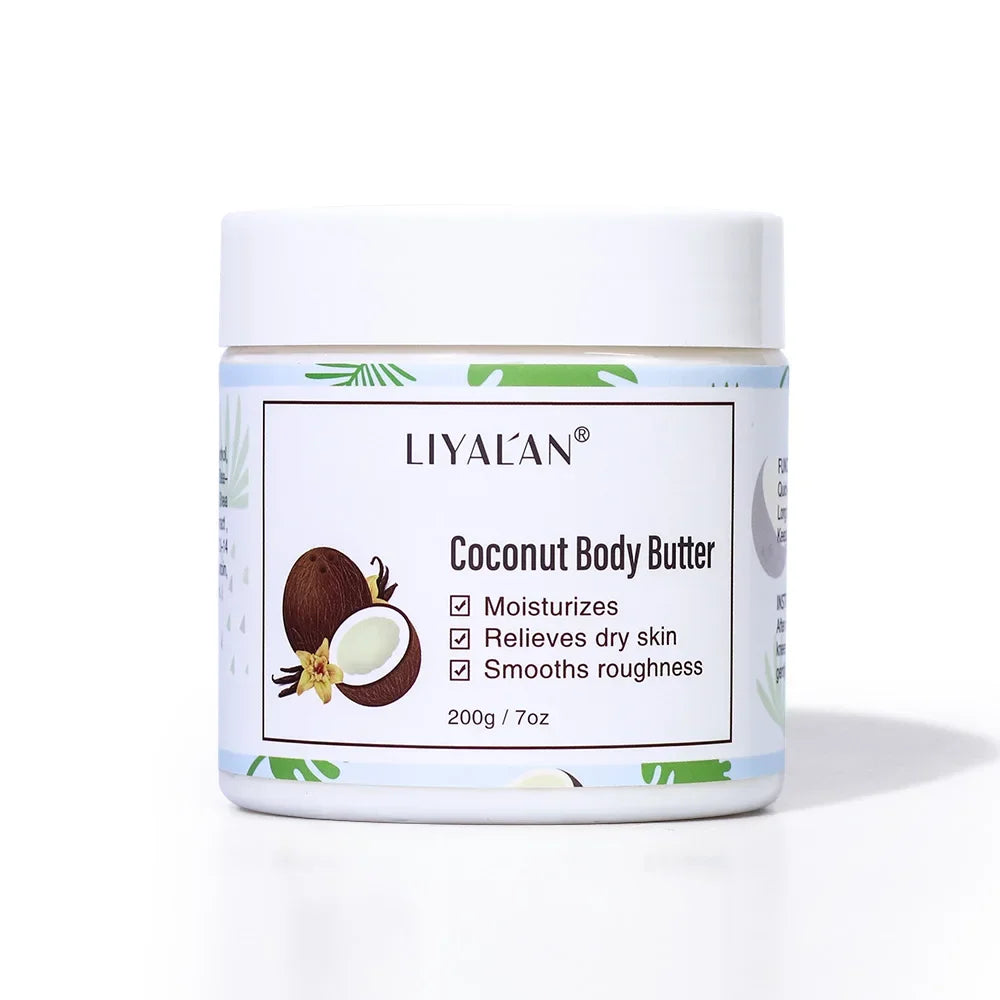 Shea Body Butter – Deep Hydration Cream in Coconut, Rose & Mango Peaceful Pleasures Health and Wellness Coconut China Mainland 200ml