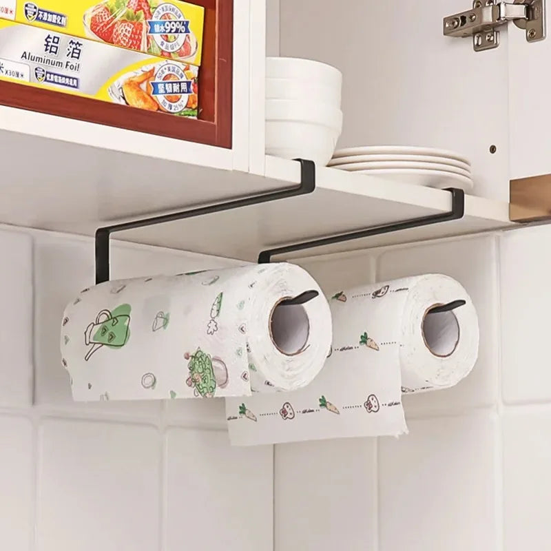Kitchen Tissue Holder & Spice Rack Organizer – Stainless Steel
