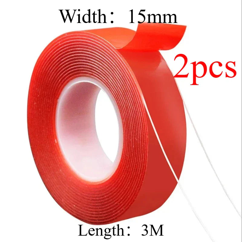 2-Pack Ultra Thin Double Sided Tape – Waterproof & Heat Resistant