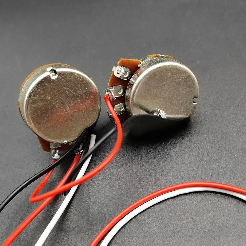 PB Bass Wiring Harness Prewired Precision Guitar 250K Big Pots 1