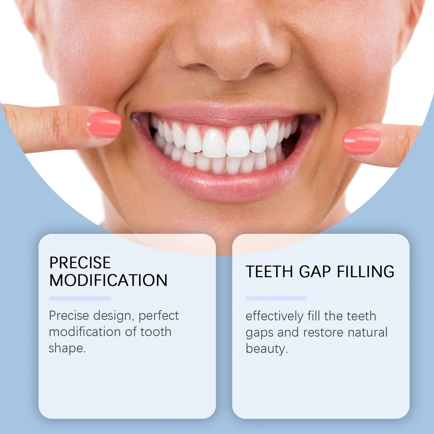 Snap-On Teeth Veneers – Adjustable Adult Fake Tooth Set
