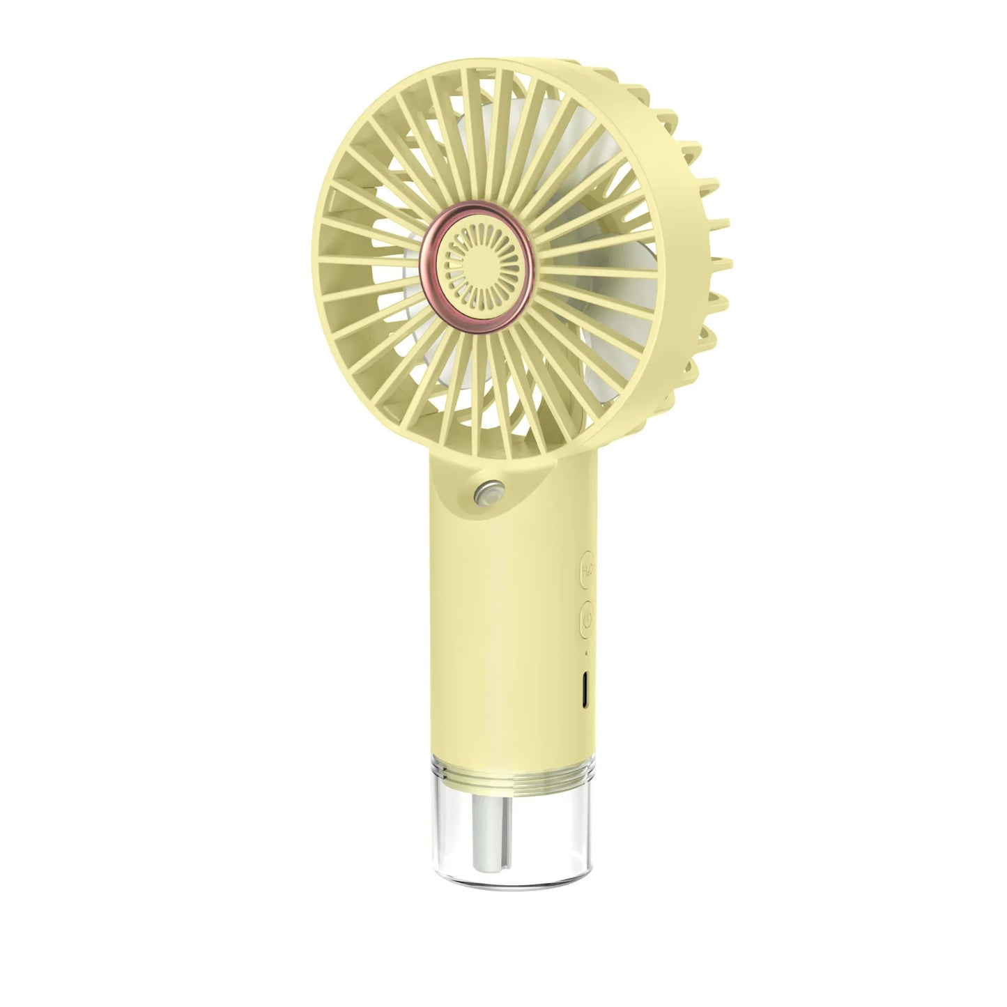 Handheld Spray Mist Fan – USB Rechargeable Portable Cooling