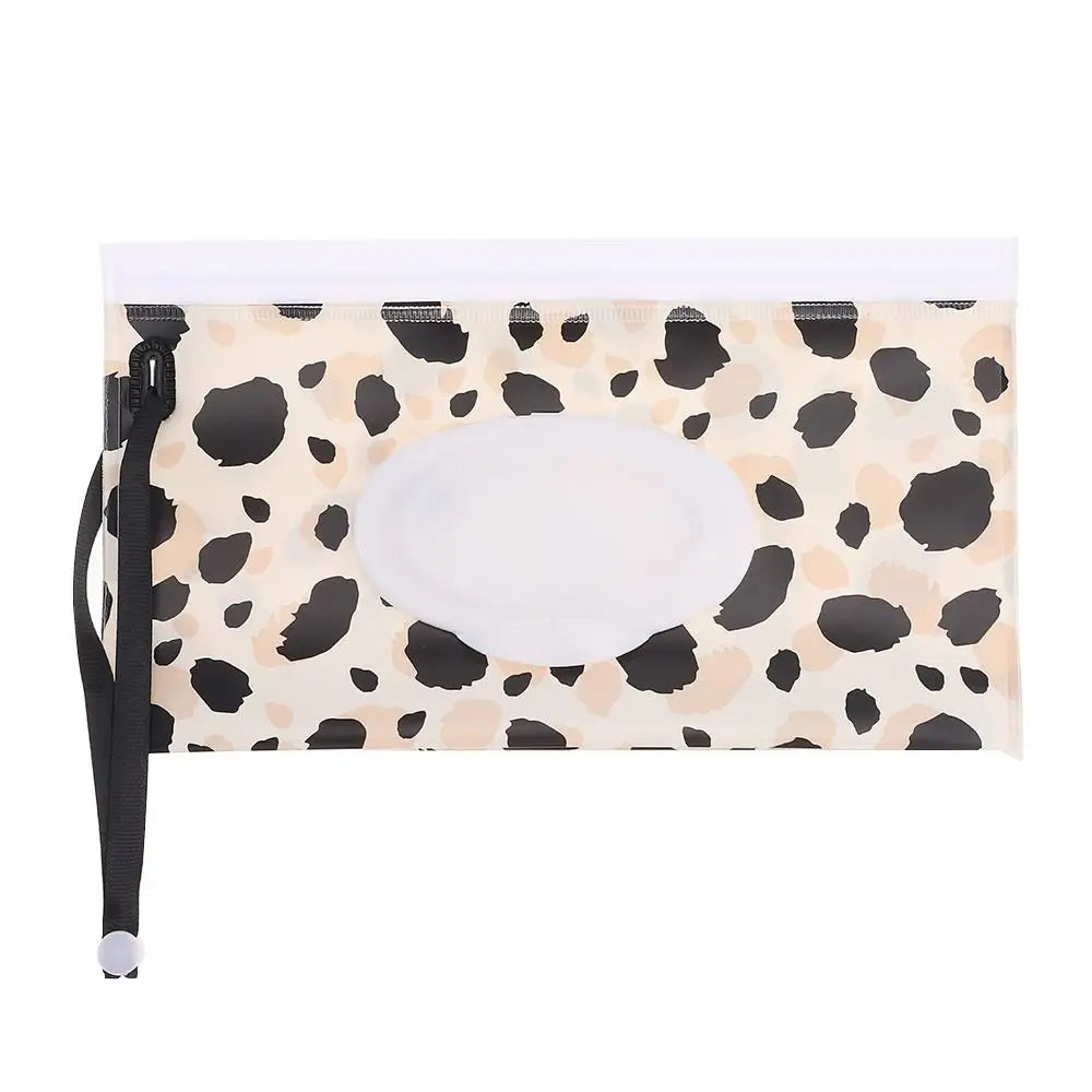 EVA Refillable Baby Wipes Pouch | Flip Cover Snap-Strap Holder
