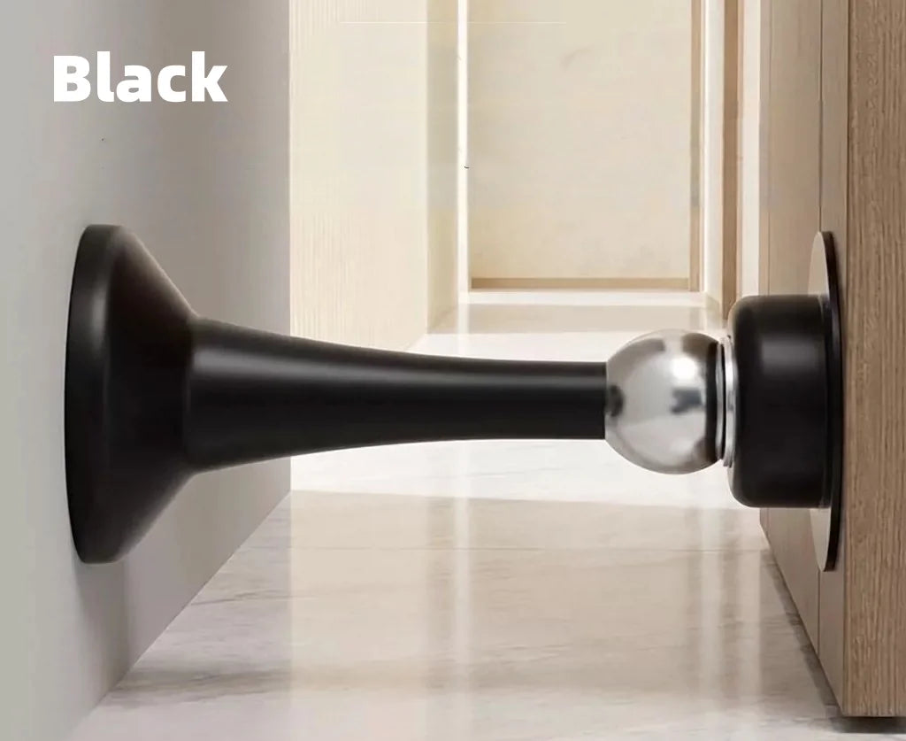 No-Drill Magnetic Silicone Door Stop | Silent Floor Stopper