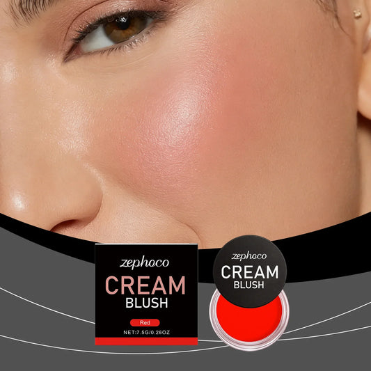 Zephoco Silky Moisturizing Blush – Rosy Radiant Contour Face Blush Oasis Select