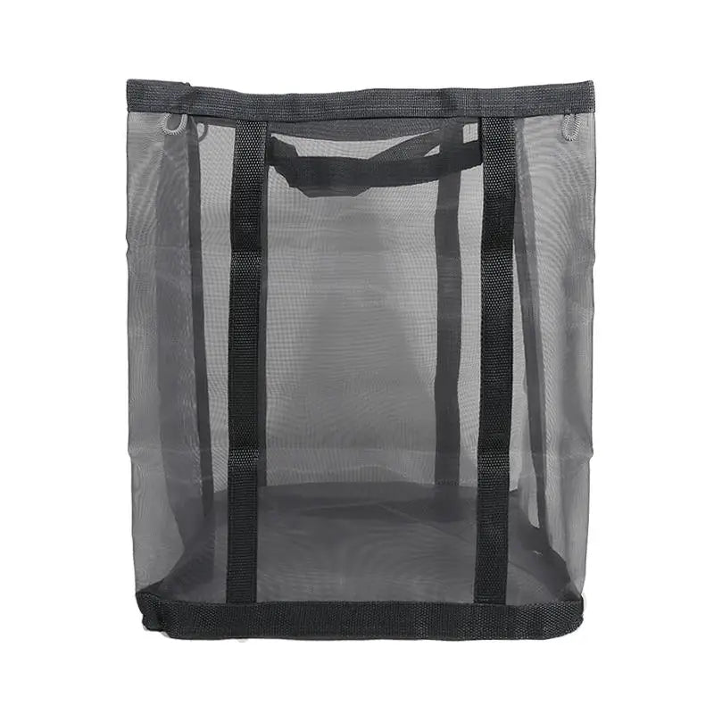 Foldable Dirty Laundry Basket Mesh Breathable Laundry Basket Clothes Toy Storage Baskets Large Capacity Home Storage Supplies Peaceful Pleasures Health and Wellness grey