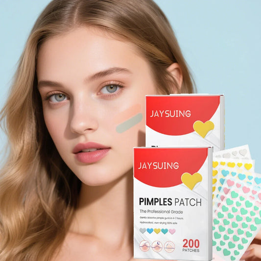 Hydrocolloid Acne Patches – 200 Pcs Pimple Cover Peaceful Pleasures Health and Wellness