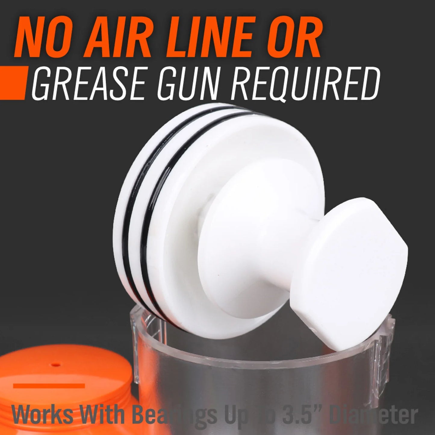 Bearing Grease Packer Tool Simple and Impact Resistant with Dust Cover Suitable for Automotive Car Peaceful Pleasures Health and Wellness