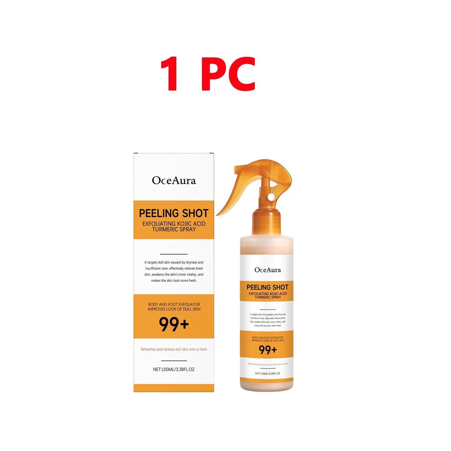 Kojic Acid & Turmeric Brightening Body Spray – Dark Spots