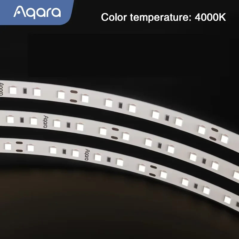 Aqara Smart Light strip T2 Single-color temperature bare board light strip T2 Thin LED Ra90 1050lm/m Household Lamp Background Peaceful Pleasures Health and Wellness 10W m 4000K
