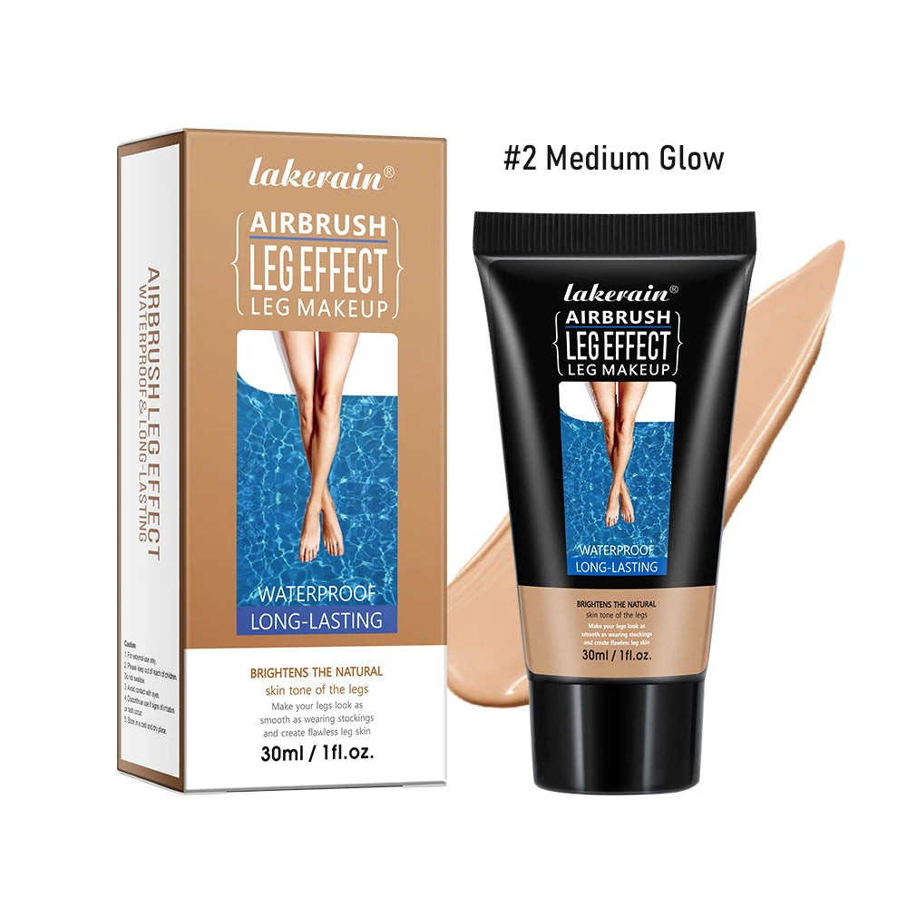 Body Foundation 100ml Tan Leg Makeup Lotion Even Skin Tone Waterproof Long Lasting Body Tanning Cream Medium Bronze Leg Makeup Peaceful Pleasures Health and Wellness color2 30ml