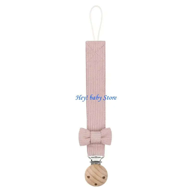 Bow Pacifier Chain Clip Holder – Safe Gift for Infants