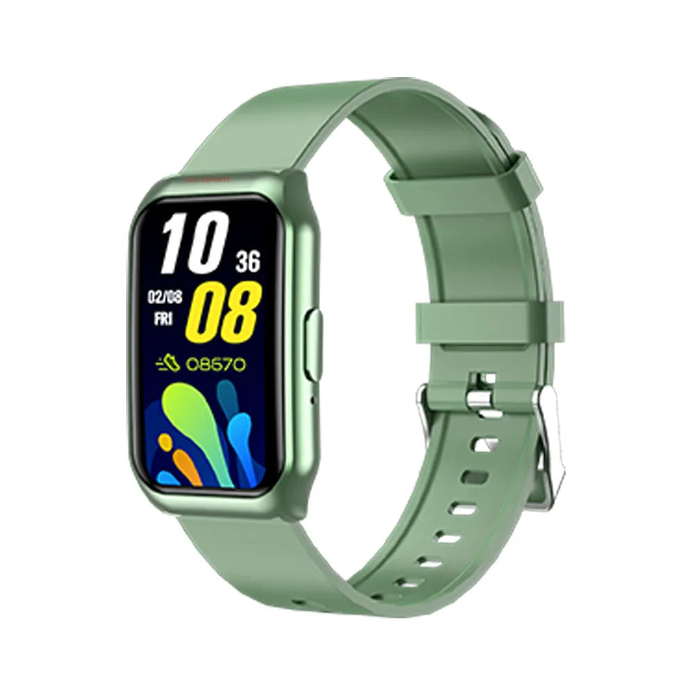 2026 New Smart Watch Bluetooth Calling GPS Heart Rate&Sleep Monitoring Voice Assistant Men Women IP68 Waterproof Smartwatch MA27 Peaceful Pleasures Health and Wellness Green