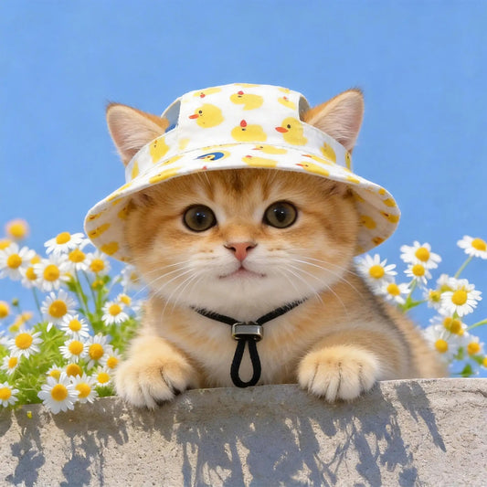 Adjustable Dog & Cat Sun Hat – UV Wide Brim Pet Cap Pet Sun Hat Oasis Select