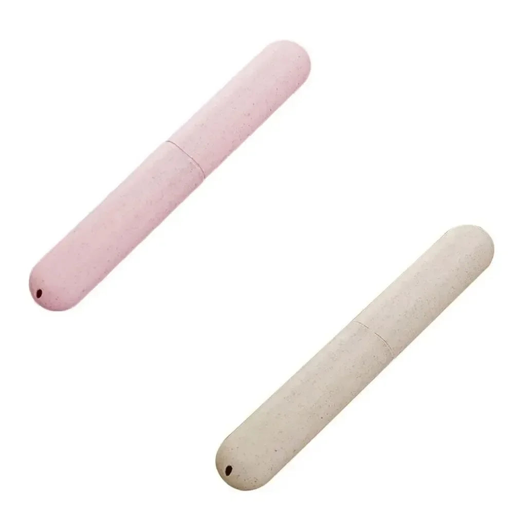 Portable Toothbrush Holder & Protective Cover Case | Wheat Straw