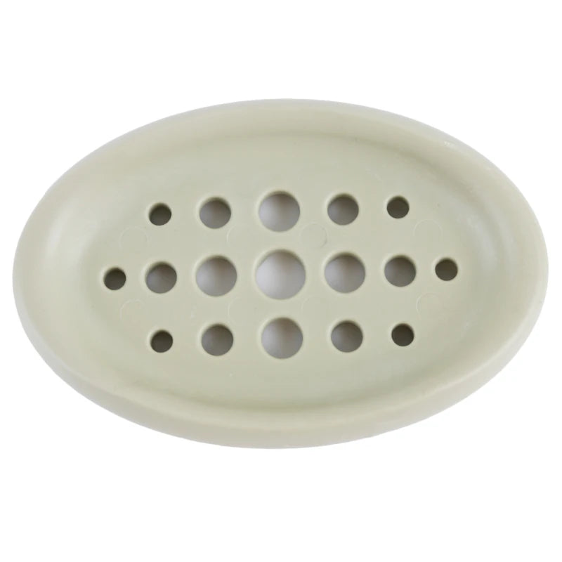 Silicone Soap Drain Box Filter Tray for Bathroom Kitchen Waterproof Soap Holder with Laundry Brush Practical Household Supplies Peaceful Pleasures Health and Wellness green