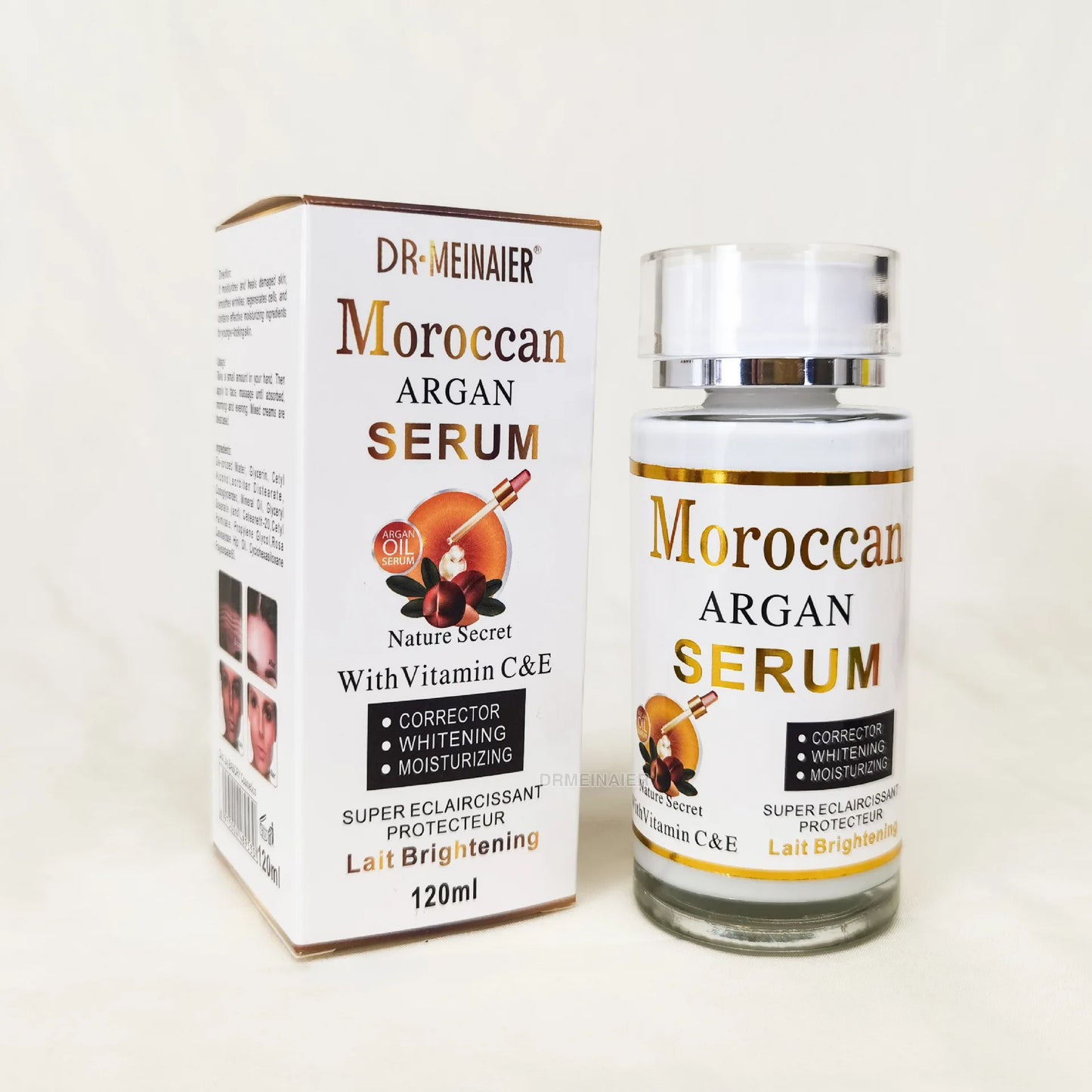 120ml 99% Vitamin C Serum Oil Facial Serum AHA Kojic Acid glutathione Facial skin brightening Peaceful Pleasures Health and Wellness Argan serum 120ml