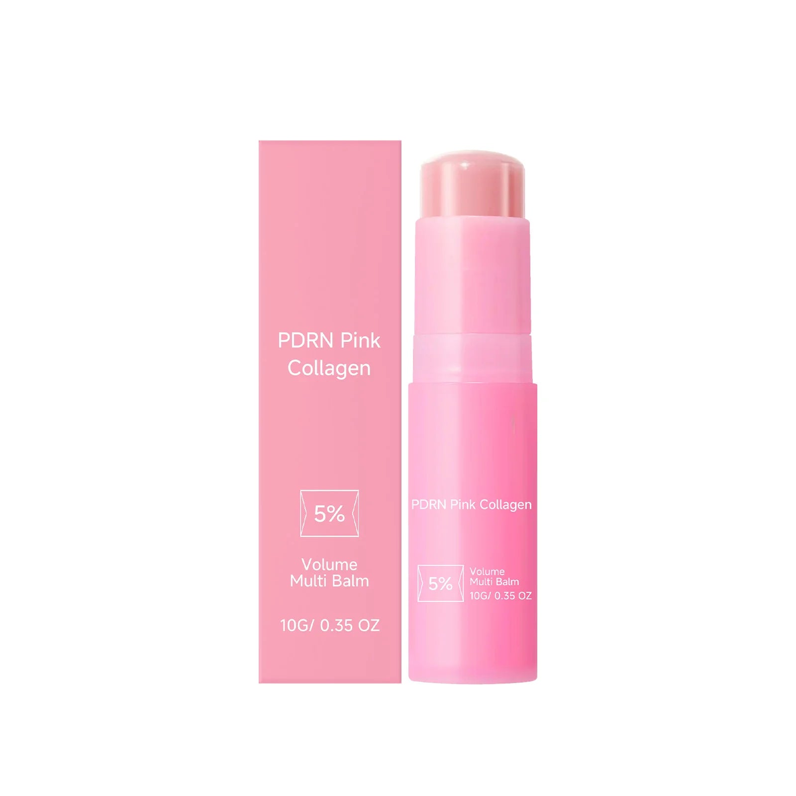 PDRN Pink Collagen Balm Stick – Moisturizing & Firming 10g Collagen Cream Stick Peaceful Pleasures Health and Wellness 10g Boxed