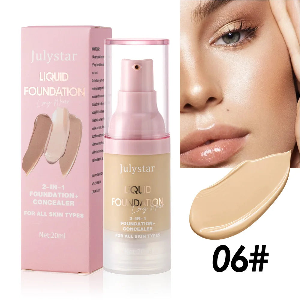 High Coverage Waterproof BB Cream Foundation – Oil Control 20ml