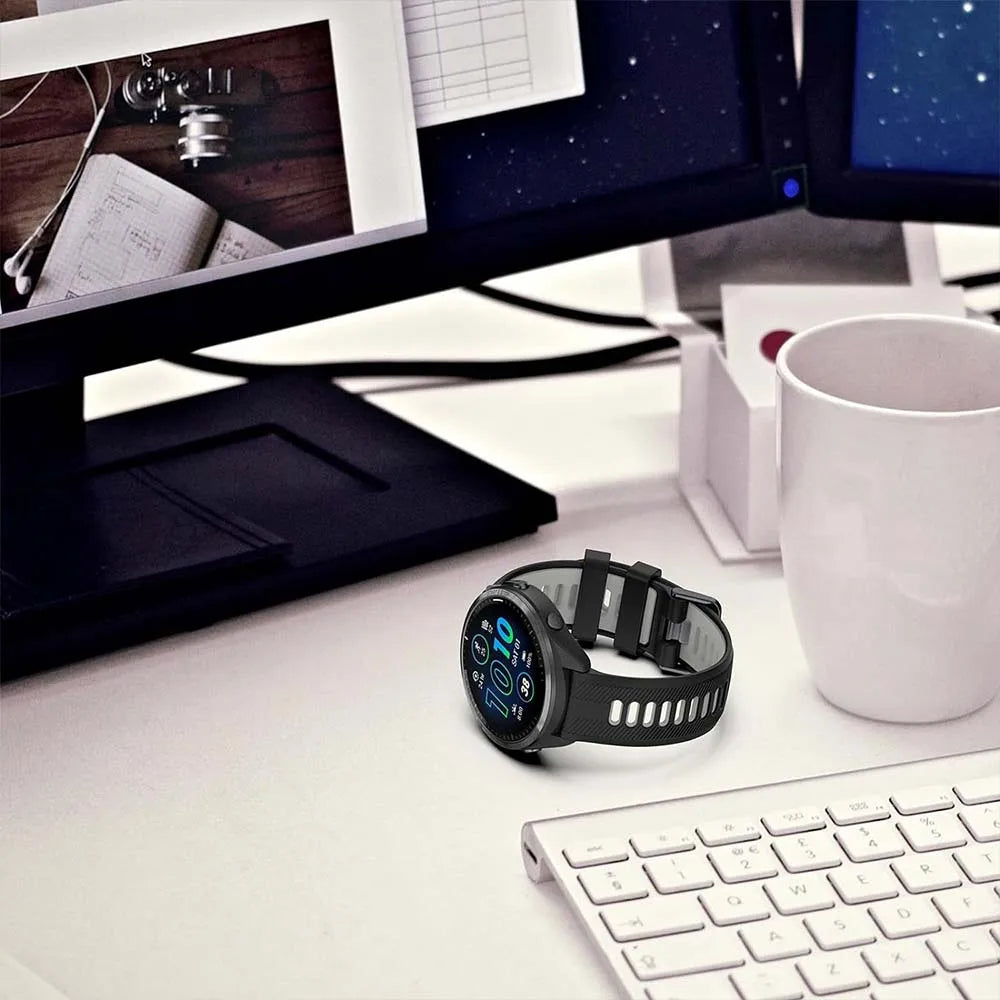 22mm Silicone Band for Garmin Forerunner 965/955/945/935