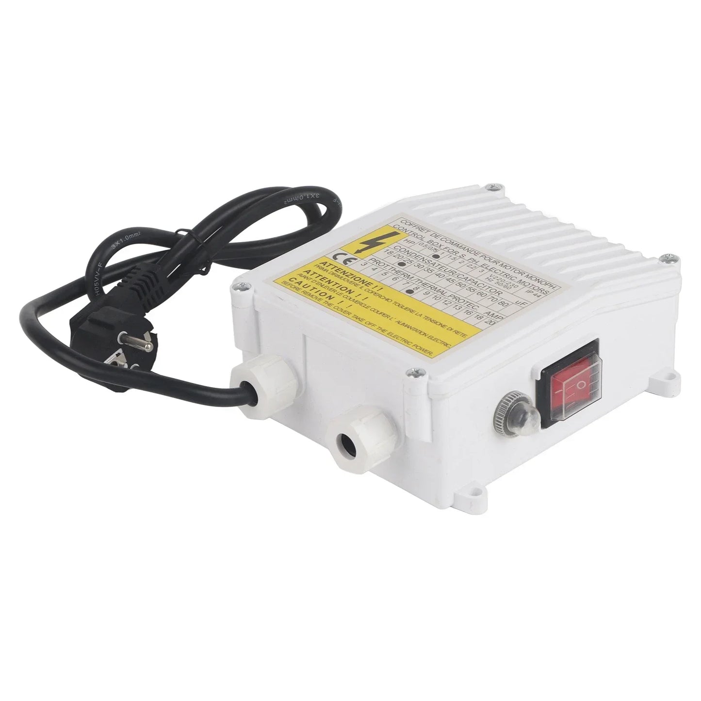 Pump Control Box Bulit Thermal Protection Circuit Breaker Controller